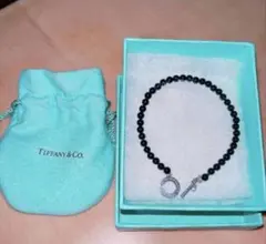 Tiffany & Co. オニキス ブレスレット 925 - メルカリ