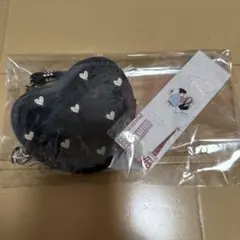完売☆ラブラリーバイフェイラー ☆ハート型ポーチ　グレー☆新品未使用品