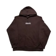 2025年最新】supreme ボックスロゴ パーカー ブラウンの人気アイテム