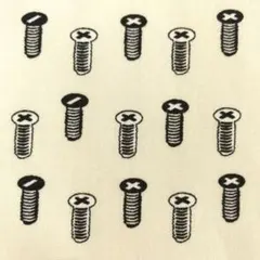 ねじ柄のカットクロス　ブロード　男の子　工具柄