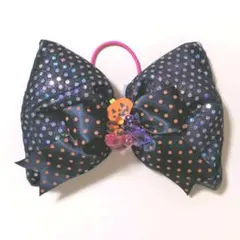 ディズニー・リゾート ハロウィンリボンヘアゴム