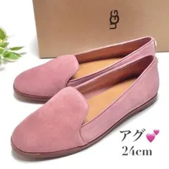 UGG アグ スリッポン レディース ピンク フラットシューズ バレエシューズ