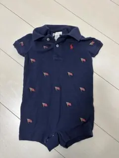 ラルフローレン12M 半袖 ロンパース