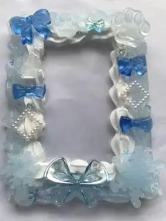 ホイップデコ　冬　雪　推し活　カードケース