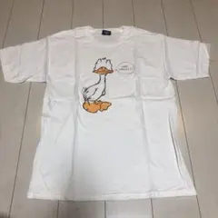イギリス製 GOOD ENOUGH UK Tシャツ 白 L アヒル グッドイナフ