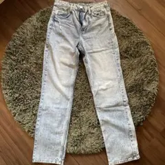 【H&M】VINTAGE STRAIGHT HIGH WAIST デニムパンツ
