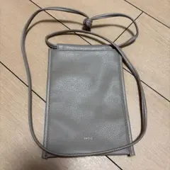 VASIC グレー スマホショルダーバッグ