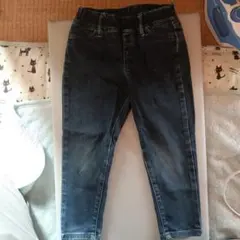 ダークデニム スキニーパンツ 100cm