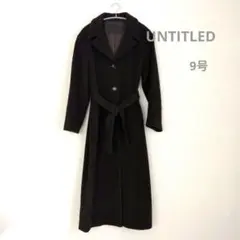 UNTITLED ロングコート アンゴラ混 9号