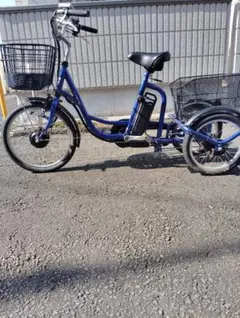 紫色 三輪自転車 前後バスケット付き☆美品☆メルカリ頼める便で安心配送 2026年最新】電動アシスト自転車 三輪車の人気アイテム - メルカリ