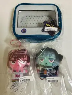 ミルキーサブウェイ　ぬいぷりけmini　チハル　マキナ　ぬいぐるみポーチ