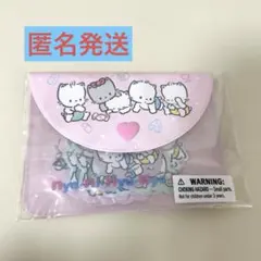 【匿名発送】新品未使用　ニャニィニュニェニョン　ポーチ　ステッカー　ねこの会
