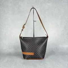 極美品/付属品完備】セリーヌ トートバッグ 黒マカダム トリオンフ 