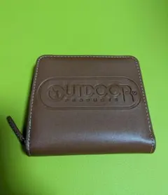 OUTDOOR 二つ折り財布 ブラウン 合成皮革 メンズ ウォレット アウトドアのサムネイル