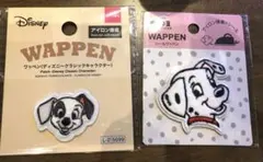 ディズニー ワッペン アイロン接着 2点セット