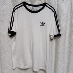 adidas ホワイト Tシャツ J/O サイズ