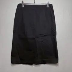 ✨日本製✨ エスピービー 3 タイトスカート シンプル 黒 膝丈 綿 美品 OLのサムネイル