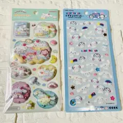 【正規品】シナモロール　シールセット　わたあめカプセルシール　エポキシステッカー