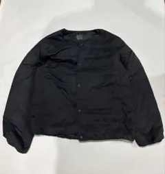 無印良品　軽量ダウン ポケッタブル ノーカラージャケット　XL