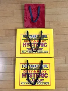 3枚セット HYSTERIC GLAMOUR ヒステリックグラマー ショップ袋のサムネイル