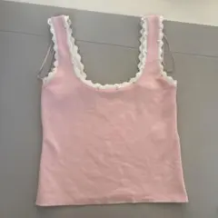 GIU GIU ニット キャミトップス　ビジュー GIU GIU ニット キャミトップス ビジュー - メルカリ