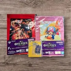 ONEPIECE 一番くじ F賞スリーブデザインタオル2枚H賞アクリル雑貨セット