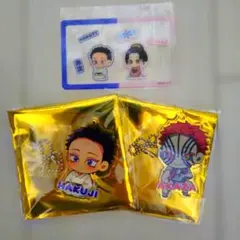 鬼滅の刃グッズ　狛治　猗窩座キ−ホルダ− 狛治　恋雪ミニクリアシ−ト