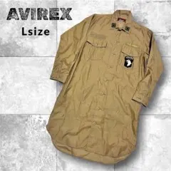 【AVIREX】アヴィレックス アーミー ロング丈 L カーキ ミリタリーのサムネイル