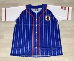 サッカー 日本代表 ベースボールシャツ ユニフォーム Lサイズ 新品