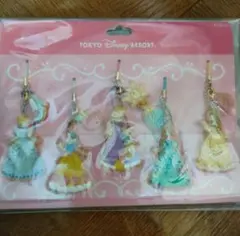 東京ディズニーリゾート ディズニープリンセス ストラップ 5個セット