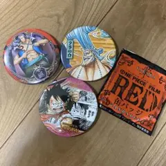 ONE PIECE FILM RED 缶バッジセット