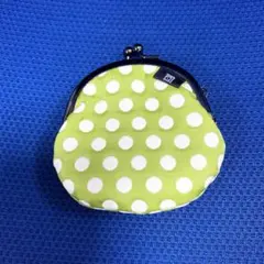 水玉模様　ドット柄　がま口　お財布　ウォレット　小銭入れ　かわいい