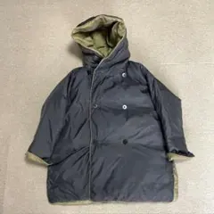 45rダウンコート(サイズ2) 小さいサイズ】杢調タフタステンカラーダウンコート(ダウン