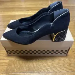 DIANA 黒 スエード グリッター 23のサムネイル