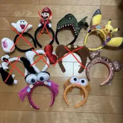 USJ キャラクターカチューシャ　セット売りも可能です！