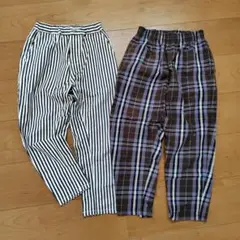 branshes　、GU　シェフパンツ　130cm　2本セット