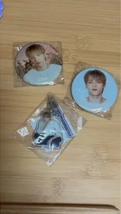 TXT ヒュニンカイ 缶バッジ キーリング セット