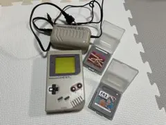 初代ゲームボーイ本体 充電式アダプター ゲームソフト付き