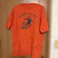 サーフィン　TシャツHIGH SURF グラフィック　　XL オレンジ