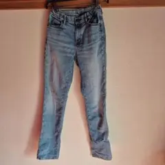 UNIQLO スキニーパンツ 160 ライトブルー