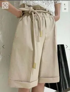 ジャーナルスタンダード　ハイウエスト ショートパンツ ベージュ　38のサムネイル