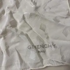 GIVENCHY ホワイト スカーフ ダイヤモンドパターン
