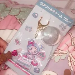 mezzopiano メゾピアノ アクリルチャームブルー