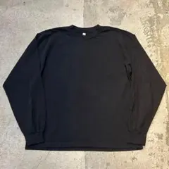 新品 ロサンゼルスアパレル 6.5oz ロスアパ ロンT 黒 XLのサムネイル
