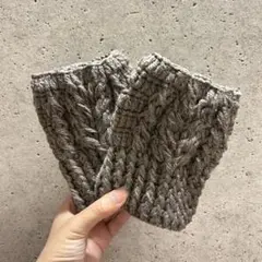 アームカバー　ブラウン