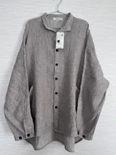 nest Robe CONFECT ブラックリネン起毛スモックシャツ - メルカリ
