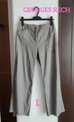 ☆ジョルジュレッシュ カーキ色 ストレートパンツ