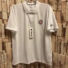 新品タグ付き MLB カブス 白 ポロシャツ LLサイズのサムネイル