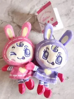 メゾピアノ Bセット ピンク パープル にこっとストラップ ベリエちゃん