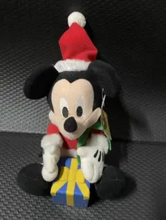 ディズニー　ミッキーマウス　メロディーぬいぐるみ　サンタ　クリスマス